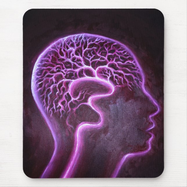 Tapis De Souris Vascularisation du cerveau humain (Devant)