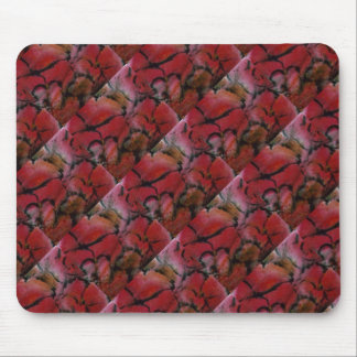 Tapis De Souris Vase rose 2" Carrelé Motif Floral Mousepad