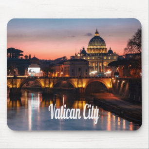 Tapis De Souris Vatican La Nuit Église Catholique Romaine