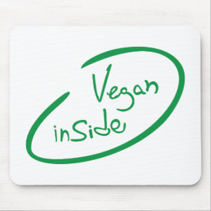 Tapis De Souris Vegan à l'intérieur