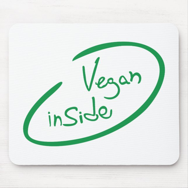 Tapis De Souris Vegan à l'intérieur (Devant)