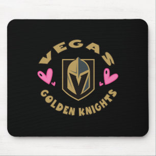 Tapis De Souris Vegas Golden Knights Saint-Valentin cœurs officiel