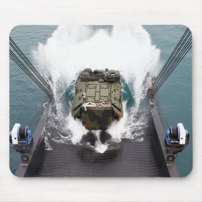 Tapis De Souris Véhicules d'assaut amphibies débarquent de USNS (Devant)