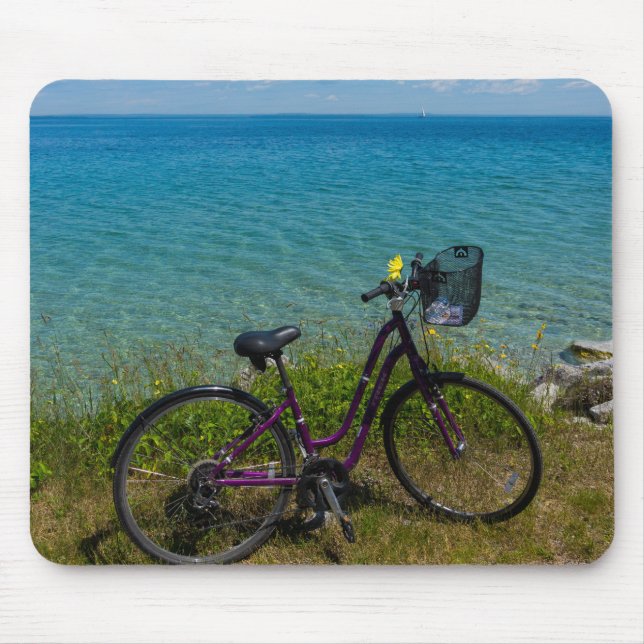 Tapis De Souris Vélo À Mackinac (Devant)