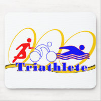 VÉLO de COURSE de BAIN de Triathlete