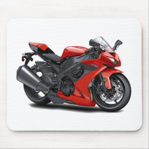 Tapis De Souris Vélo de rouge de Ninja