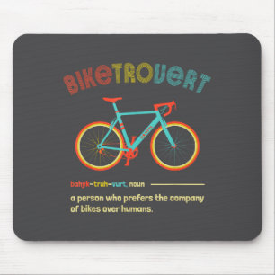 Tapis De Souris Vélo Gravel Biketrovert Citation drôle de cyclisme