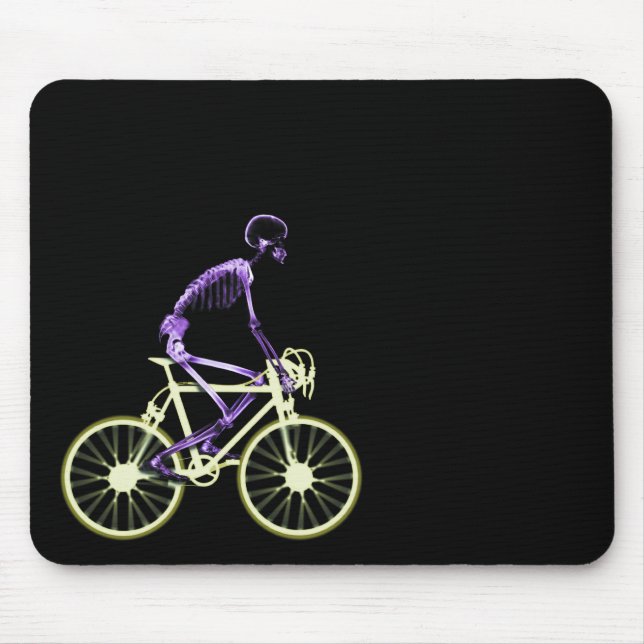 TAPIS DE SOURIS VÉLO SQUELETTIQUE D'ÉQUITATION DE RAYON X - (Devant)