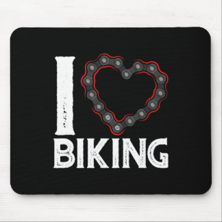 Tapis De Souris Vélo tout terrain bicyclette cyclisme J'adore fair