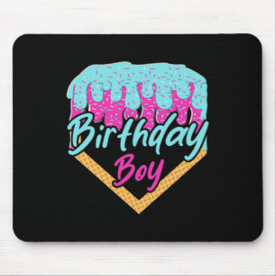 Tapis De Souris Vendre 10 Ans Crème de glace Drip 10e anniversaire