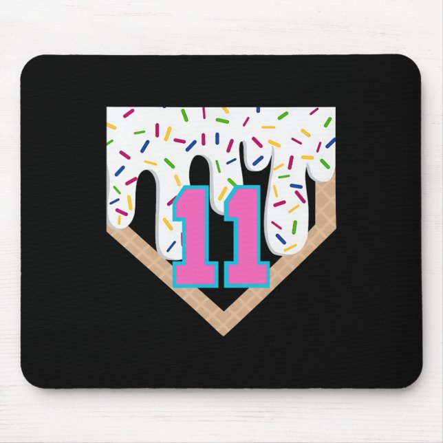 Tapis De Souris Vendre Drip 11e anniversaire Accueil Plaque Garçon (Devant)