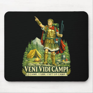 Tapis De Souris Veni Vidi Cam Drôle Camng Soldat Romain Latin