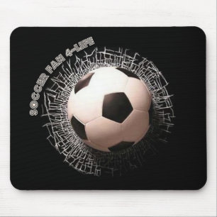 Tapis De Souris Ventilateur de soccer Motif de balle Souris