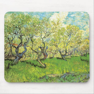 Tapis De Souris Verger en fleurs par Vincent van Gogh