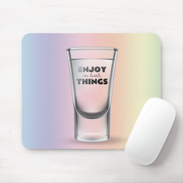 Tapis De Souris Verre Tiré Sur Arrière - plan Arc-En-Ciel (Avec souris)