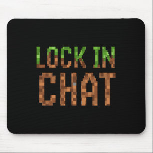 Tapis De Souris Verrouiller dans le chat - Rétro jeu vidéo Pixel A