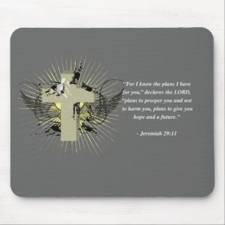 Tapis De Souris Vers de bible de 29:11 de JÉRÉMIE
