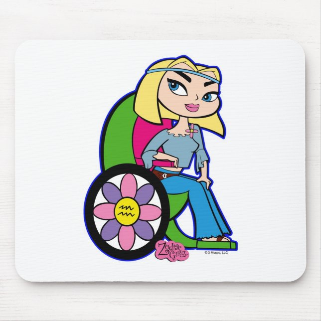 Tapis De Souris Verseau Mousepad (Devant)