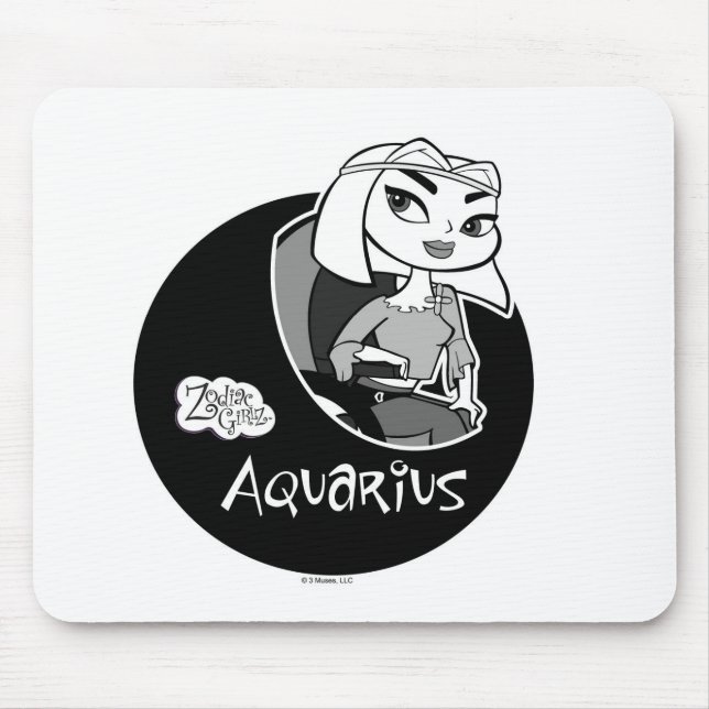 Tapis De Souris Verseau Mousepad (Devant)