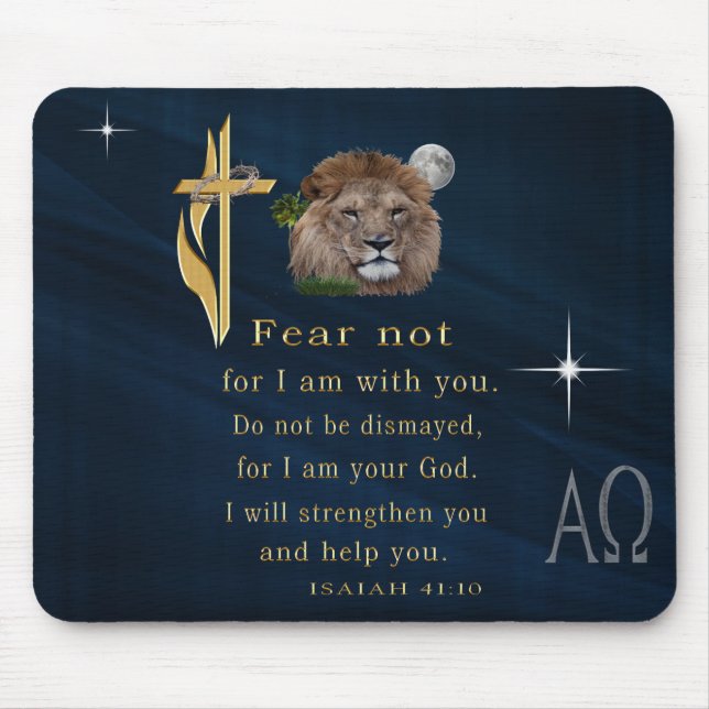 Tapis De Souris Verset biblique (Devant)