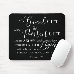 Tapis De Souris Verset biblique chrétienne inspirant
