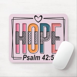 Tapis De Souris Verset biblique d'espoir inspirant