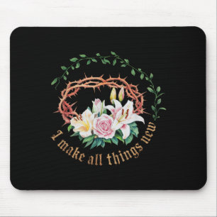 Tapis De Souris Verset biblique Foi chrétienne Christianisme Églis