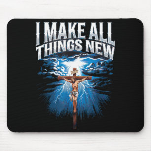 Tapis De Souris Verset biblique Foi chrétienne Église chrétienne J