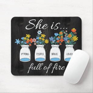 Tapis De Souris Verset biblique inspirant/Écriture Mousepad