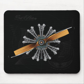 Tapis De Souris Version d'ingénierie de moteur radial