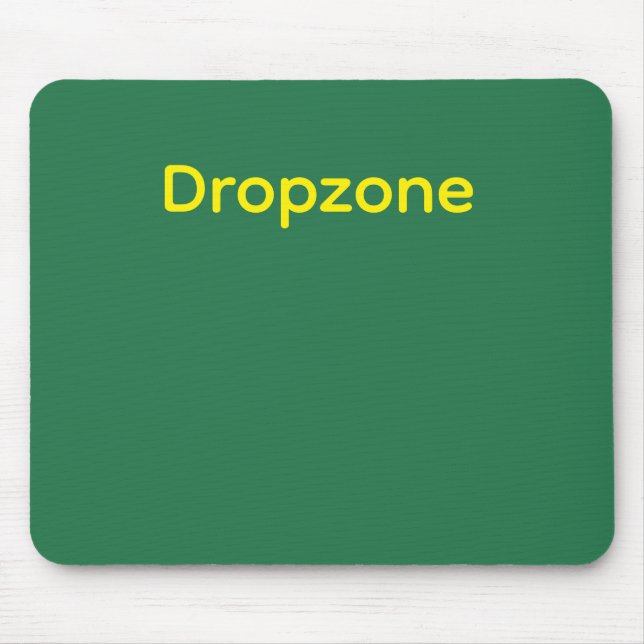 Tapis de souris vert (Devant)