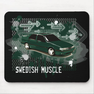 Tapis De Souris vert aérien du scarabe 9000, muscle suédois