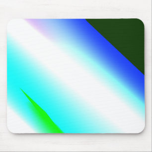 Tapis De Souris Vert bleu arc-en-ciel texture abstraite motif art 