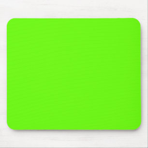 Tapis De Souris Vert brillant (couleur unie) 
