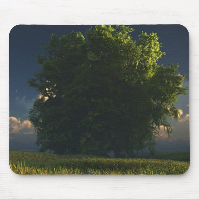 Tapis De Souris Vert et or Mousepad (Devant)