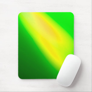 Tapis De Souris Vert Jaune ombre clair de lune Double bande
