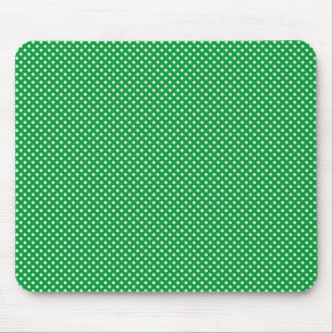 Tapis De Souris Vert Motif net avec blanc