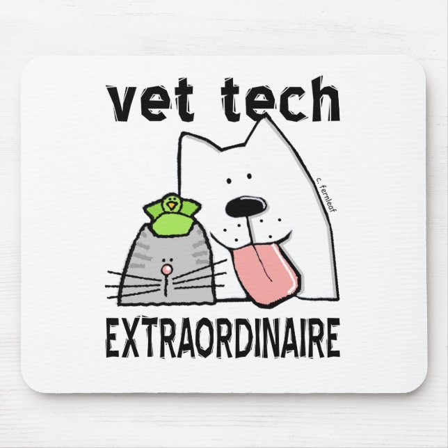 Tapis De Souris vet+tech vet+tech+cadeaux vet+tech+équipement vété (Devant)