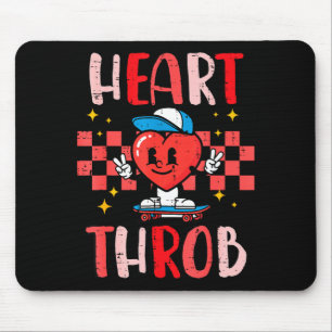 Tapis De Souris Vêtements de Saint-Valentin Cœur Qui Bat Planche à