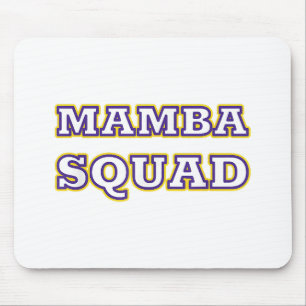 Tapis De Souris Vêtements drôles de Mamba Squad pour amateur de se