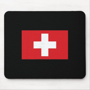 Tapis De Souris Vêtements suisses Drapeau Suisse Randonnée Ski Hom