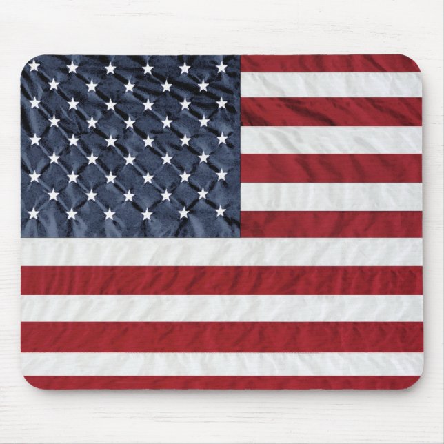 Tapis De Souris Vétérans américains patriotes (Devant)