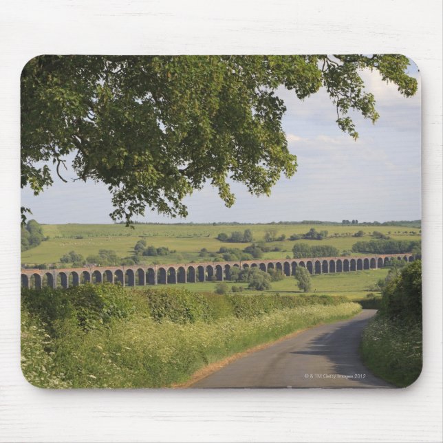 Tapis De Souris Viaduc de Harringworth, Rutland.  Également connu (Devant)