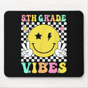 Tapis De Souris Vibes 5e année Enseignant Enfants Équipe de cinqui