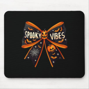 Tapis De Souris Vibes Coquette Bow Halloween Super Femmes Filles K