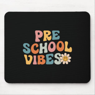 Tapis De Souris Vibes de maternelle - Équipe de maternelle Rétro 1