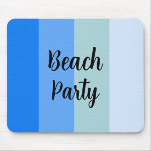 Tapis De Souris Vibes De Plage, Bleues