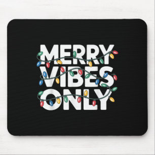 Tapis De Souris Vibes Joyeuses Seulement Noël Joyful Celebr