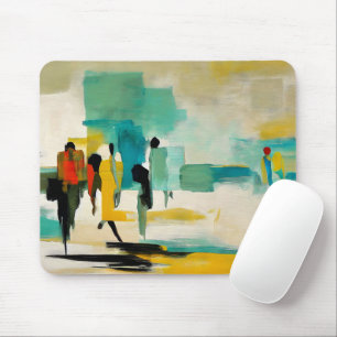 Tapis De Souris Vibrance de midi – Figures abstraites
