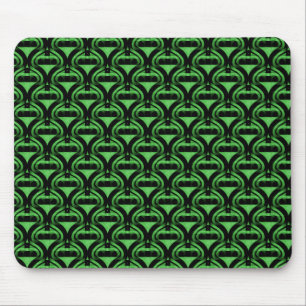 Tapis De Souris Vibrant Cool rétro vert Mousepad